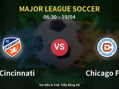 Kết Quả: FC Cincinnati 3-3 Chicago Fire – Highlight & Bàn Thắng | Major League Soccer