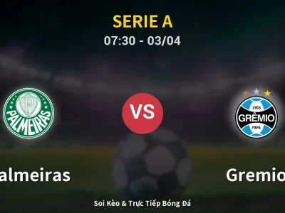 Kết Quả: Palmeiras 2-1 Gremio – Highlight & Bàn Thắng | Serie A