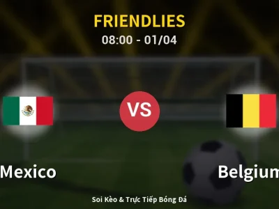 Kết Quả: Mexico 1-1 Belgium – Highlight & Bàn Thắng | Friendlies