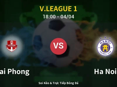 Soi Kèo Hai Phong vs Ha Noi – 18:00 04/04 | Nhận Định, Dự Đoán Tỷ Số