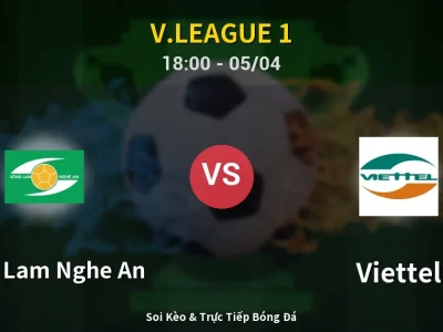Soi Kèo Song Lam Nghe An vs Viettel – 18:00 05/04 | Nhận Định, Dự Đoán Tỷ Số