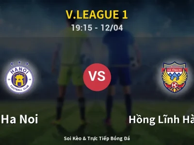 🔴 Trực Tiếp: Ha Noi 1-0 Hồng Lĩnh Hà Tĩnh – Link Xem V.League 1 (Full HD)