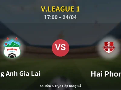 Kết Quả: Hoang Anh Gia Lai 0-0 Hai Phong – Highlight & Bàn Thắng | V.League 1