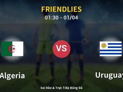 Kết Quả: Algeria 0-0 Uruguay – Highlight & Bàn Thắng | Friendlies