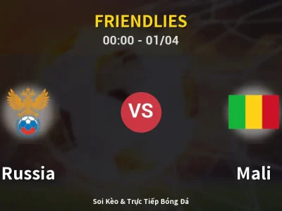 Kết Quả: Russia 0-0 Mali – Highlight & Bàn Thắng | Friendlies