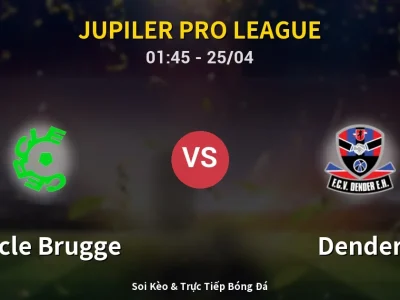🔴 Trực Tiếp: Cercle Brugge 0-0 Dender – Link Xem Jupiler Pro League (Full HD)