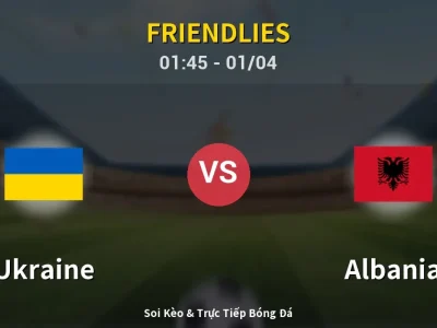 Kết Quả: Ukraine 1-0 Albania – Highlight & Bàn Thắng | Friendlies