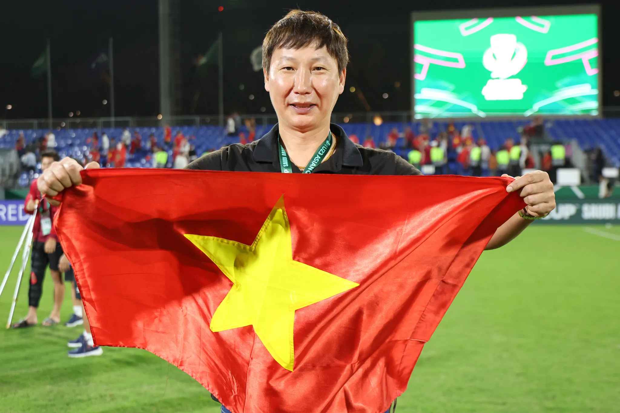 HLV Kim Sang Sik tại U23 châu Á 2026