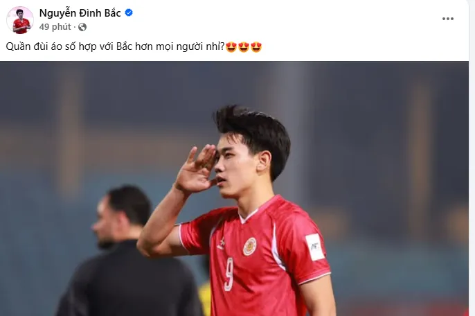 Thông điệp của tiền đạo Đình Bắc 1